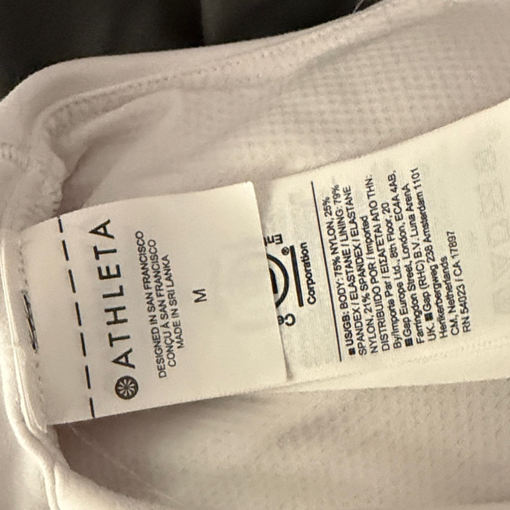 Athleta white Strappy Sports Bra - Picture 2 of 4